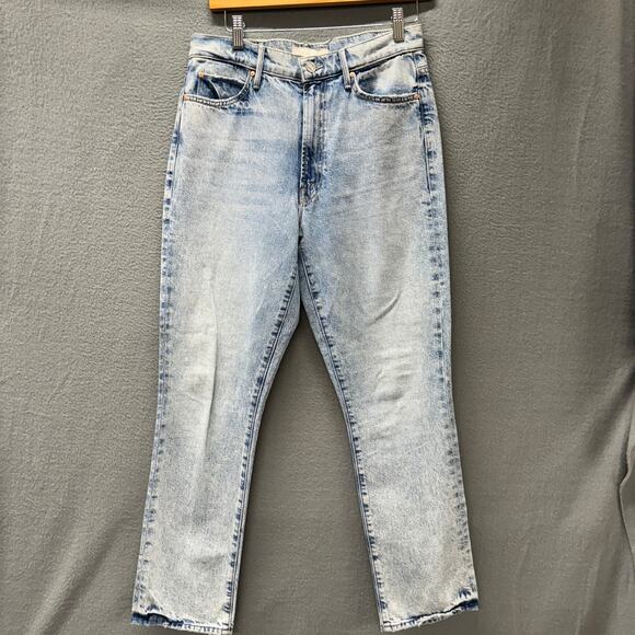 Mother Jeans Womens 29 (30x28 ACTUAL) The Swooner Rascal Ankle Signs & Symbols - Picture 3 of 12